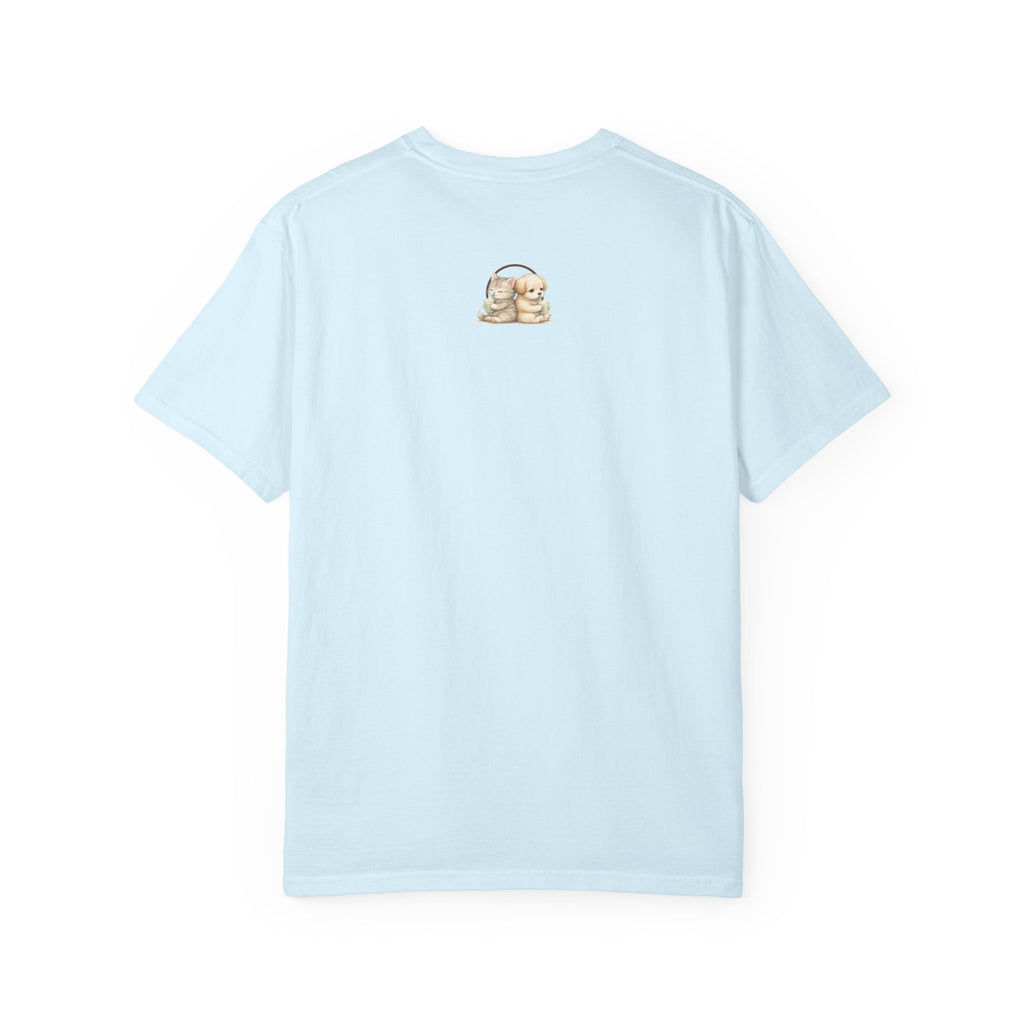 Cute Matcha! Matcha! Kitty and Puppy T-Shirt — Sleeping Cat & Dog Graphic Tee