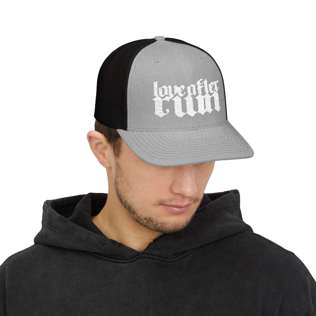 Love After Ruin Trucker Cap — Gothic Snapback Mesh Hat