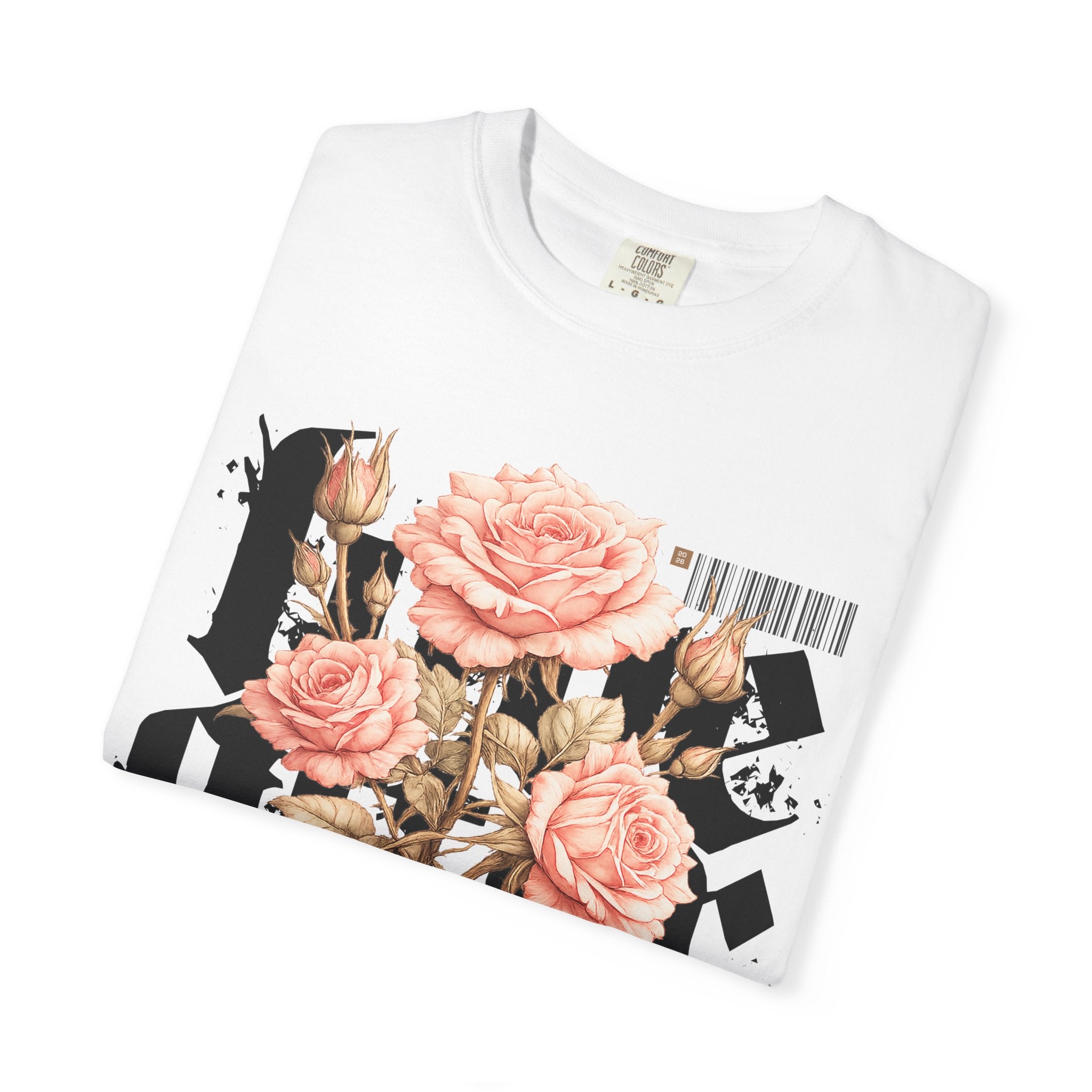 Gothic Pink Rose "Love After Ruin" T-Shirt
