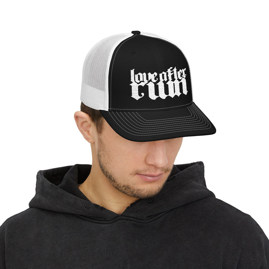 Love After Ruin Trucker Cap — Gothic Snapback Mesh Hat