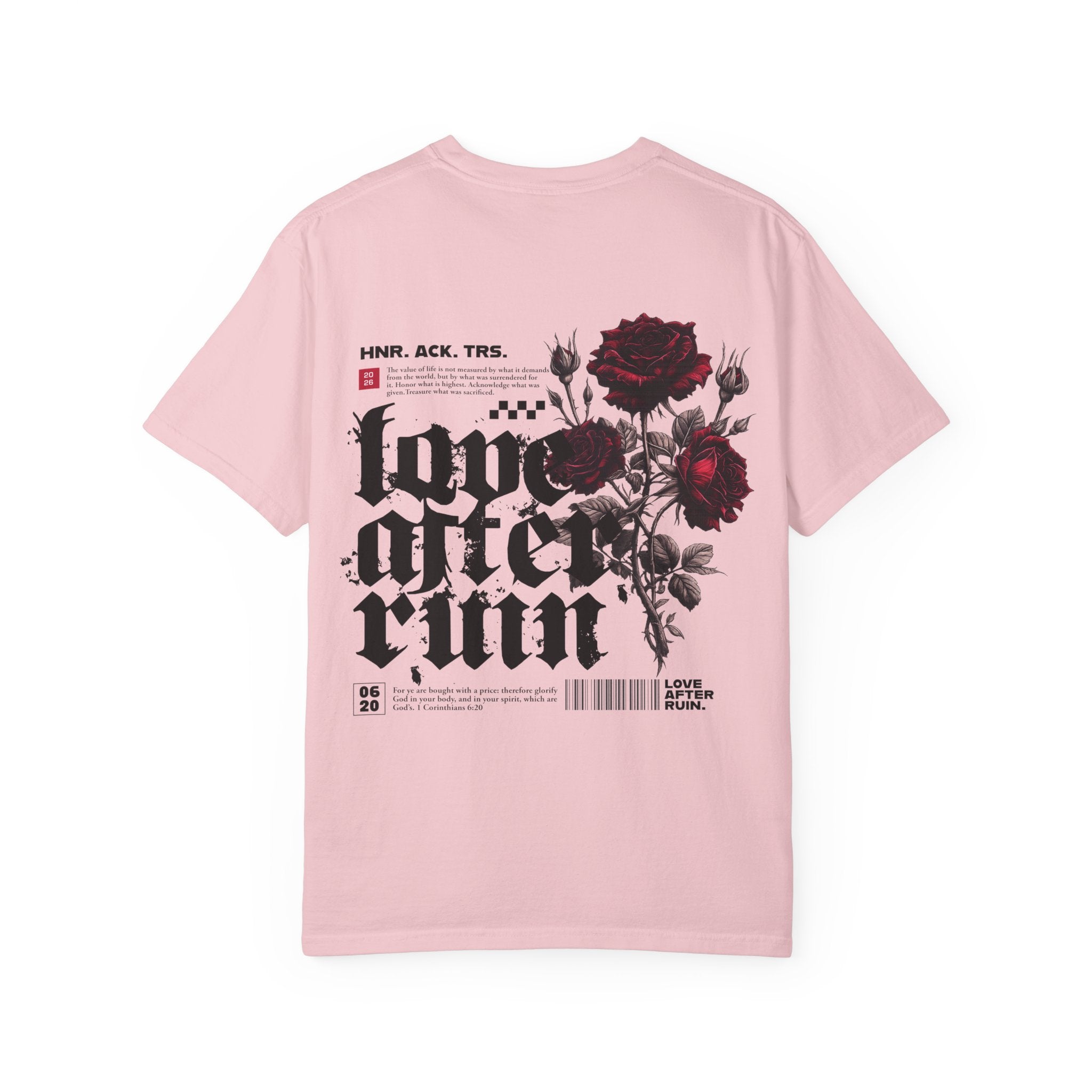 Gothic Rose "Love After Ruin" T-Shirt - Mini graphic