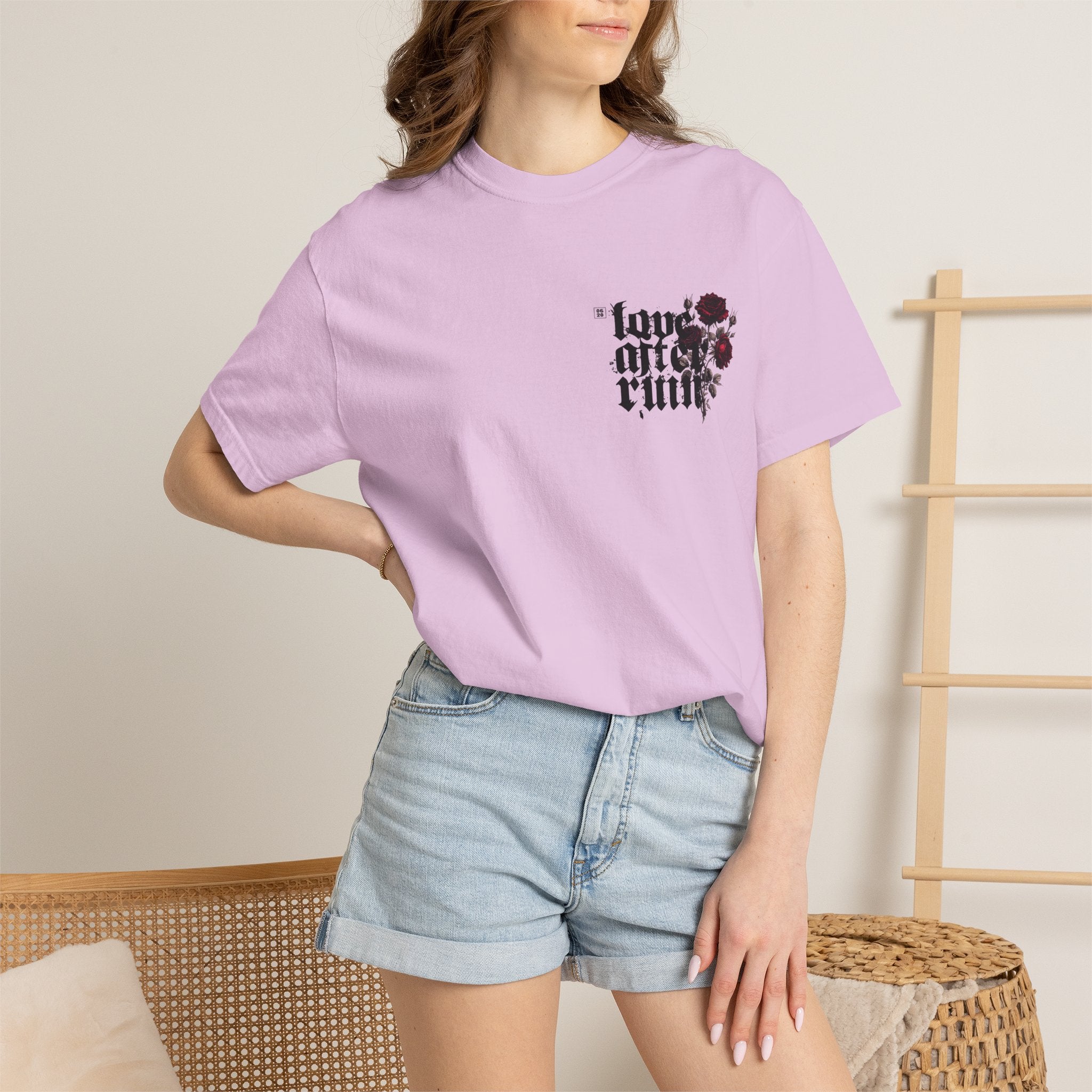 Gothic Rose "Love After Ruin" T-Shirt - Mini graphic