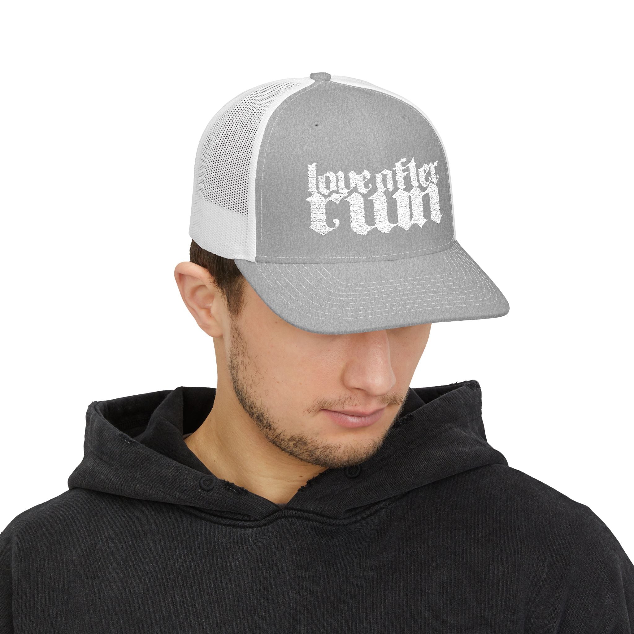 Love After Ruin Trucker Cap — Gothic Snapback Mesh Hat