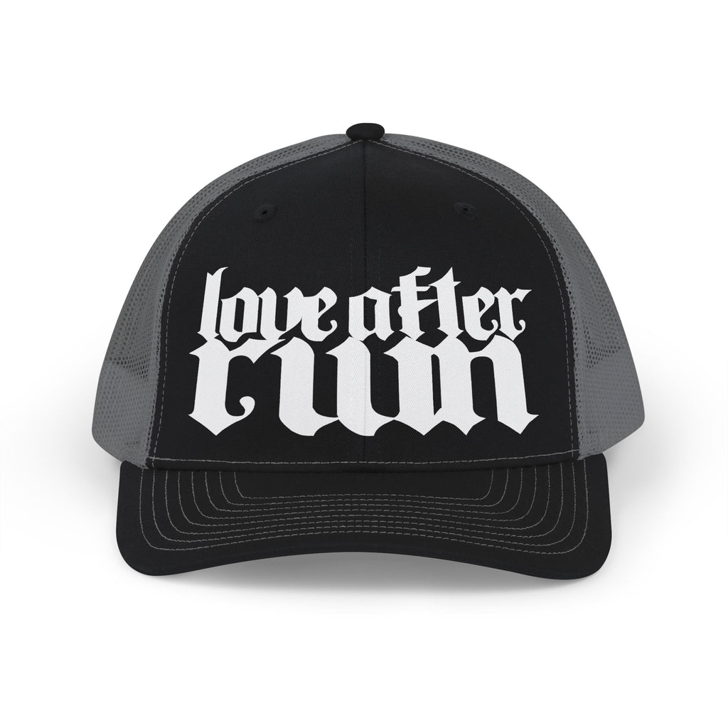 Trucker Cap — 'Love After Ruin' Gothic Logo Snapback