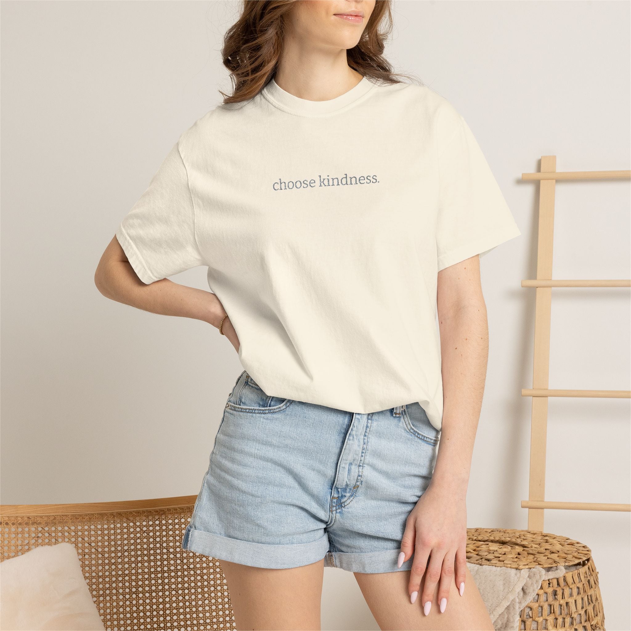 Choose Kindness T-Shirt — Minimalist Positive Message Tee