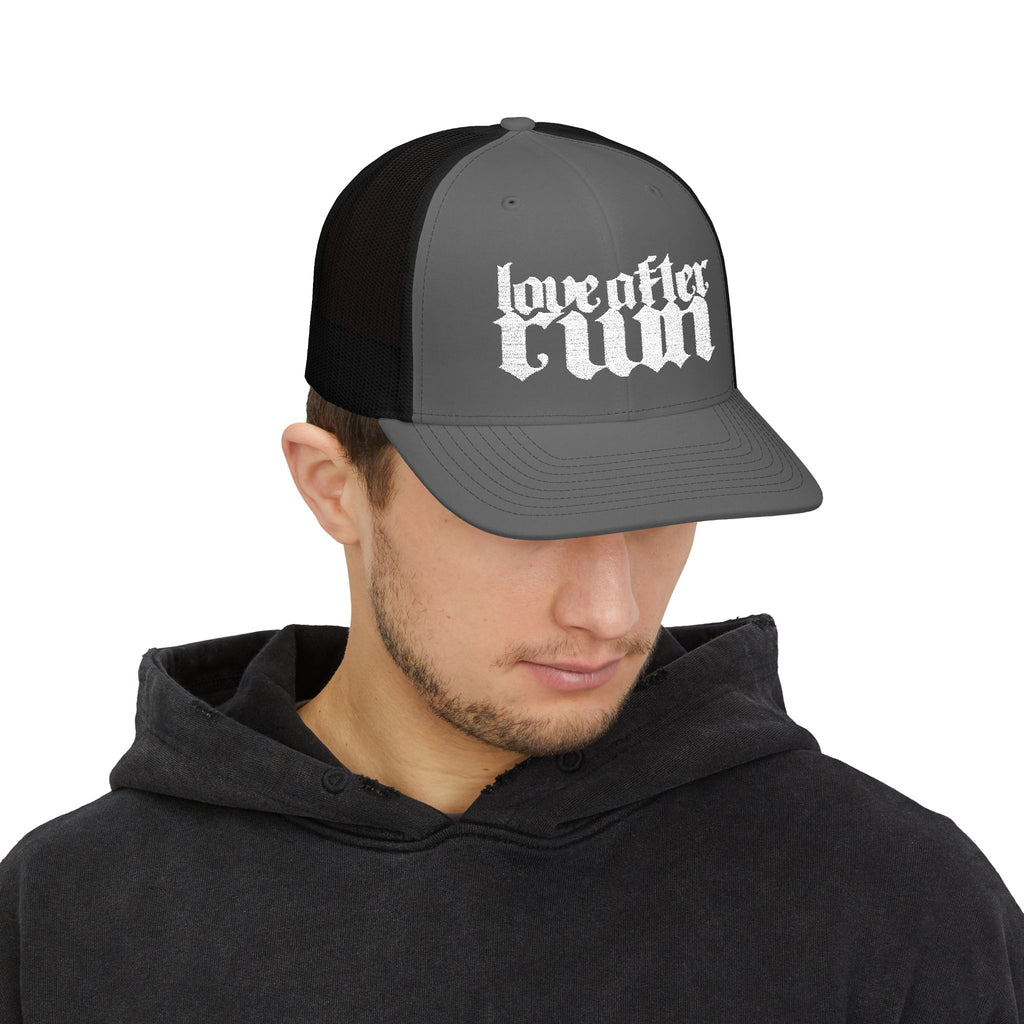 Love After Ruin Trucker Cap — Gothic Snapback Mesh Hat
