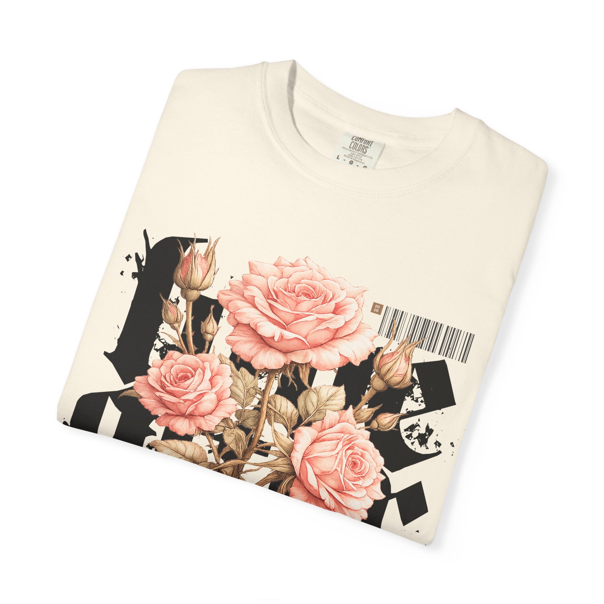 Gothic Pink Rose "Love After Ruin" T-Shirt
