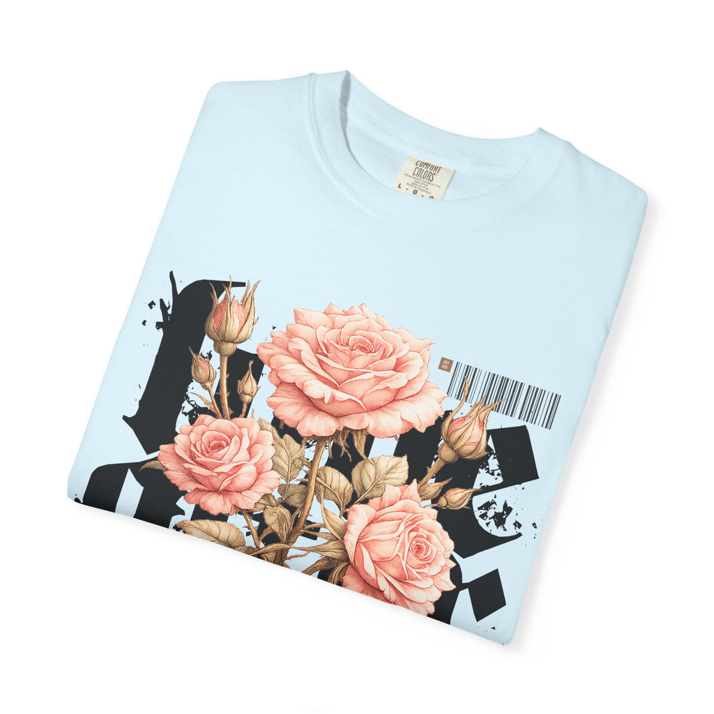 Gothic Pink Rose "Love After Ruin" T-Shirt