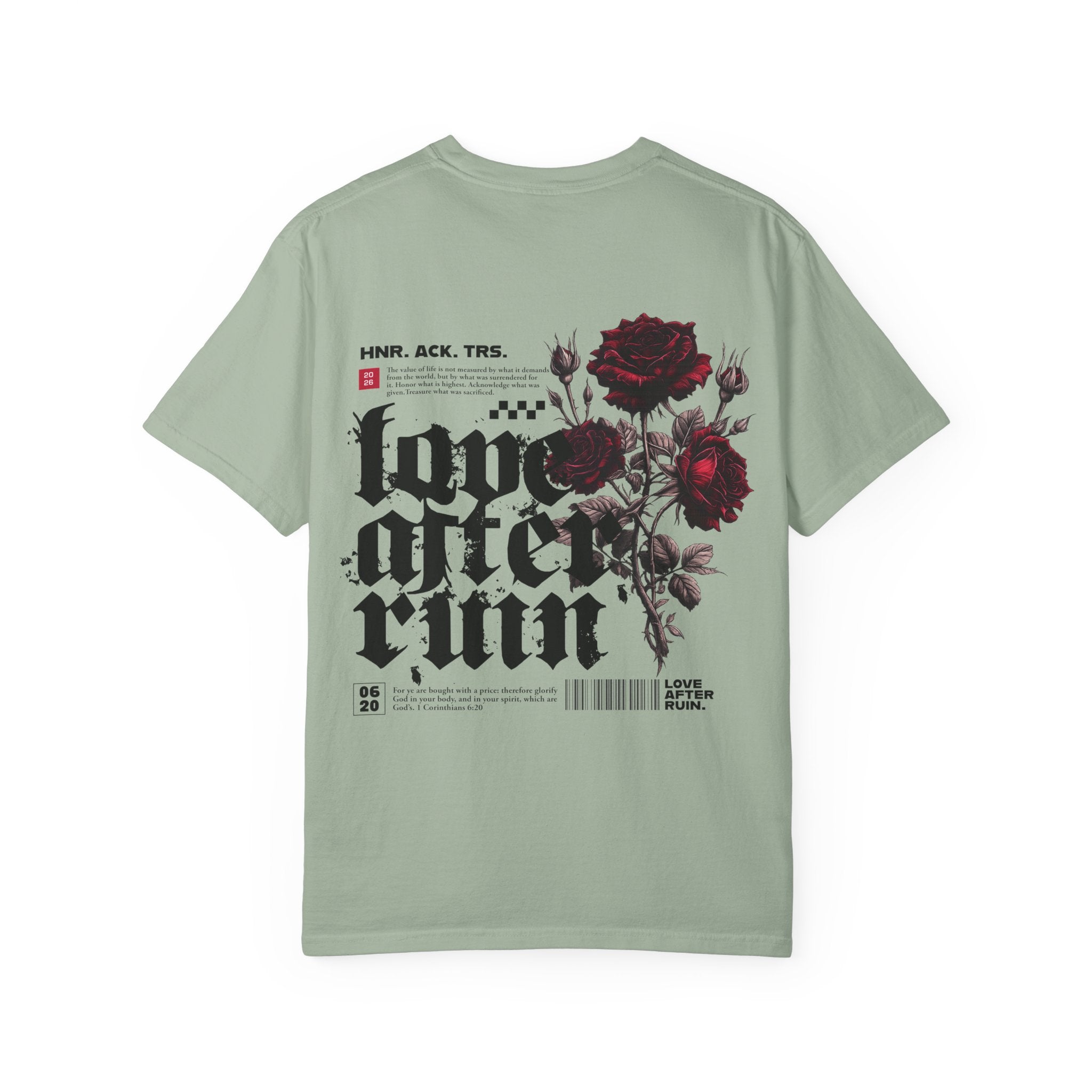 Gothic Rose "Love After Ruin" T-Shirt - Mini graphic