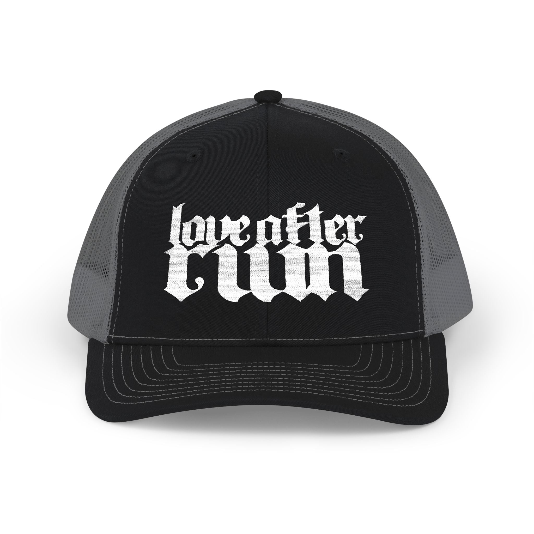 Love After Ruin Trucker Cap — Gothic Snapback Mesh Hat