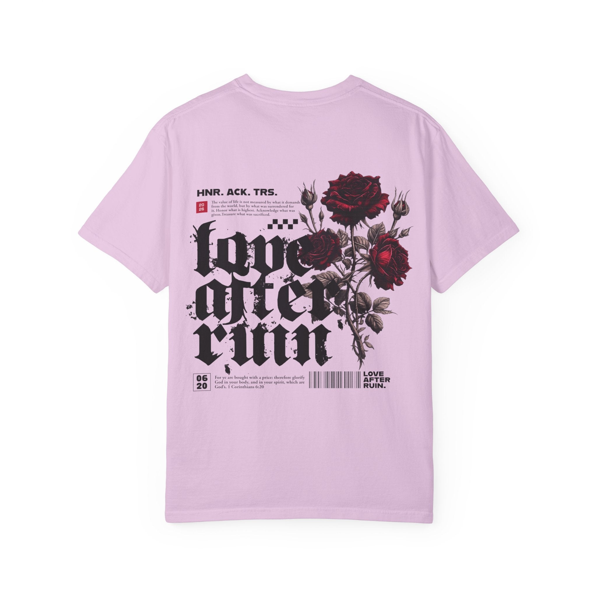 Gothic Rose "Love After Ruin" T-Shirt - Mini graphic