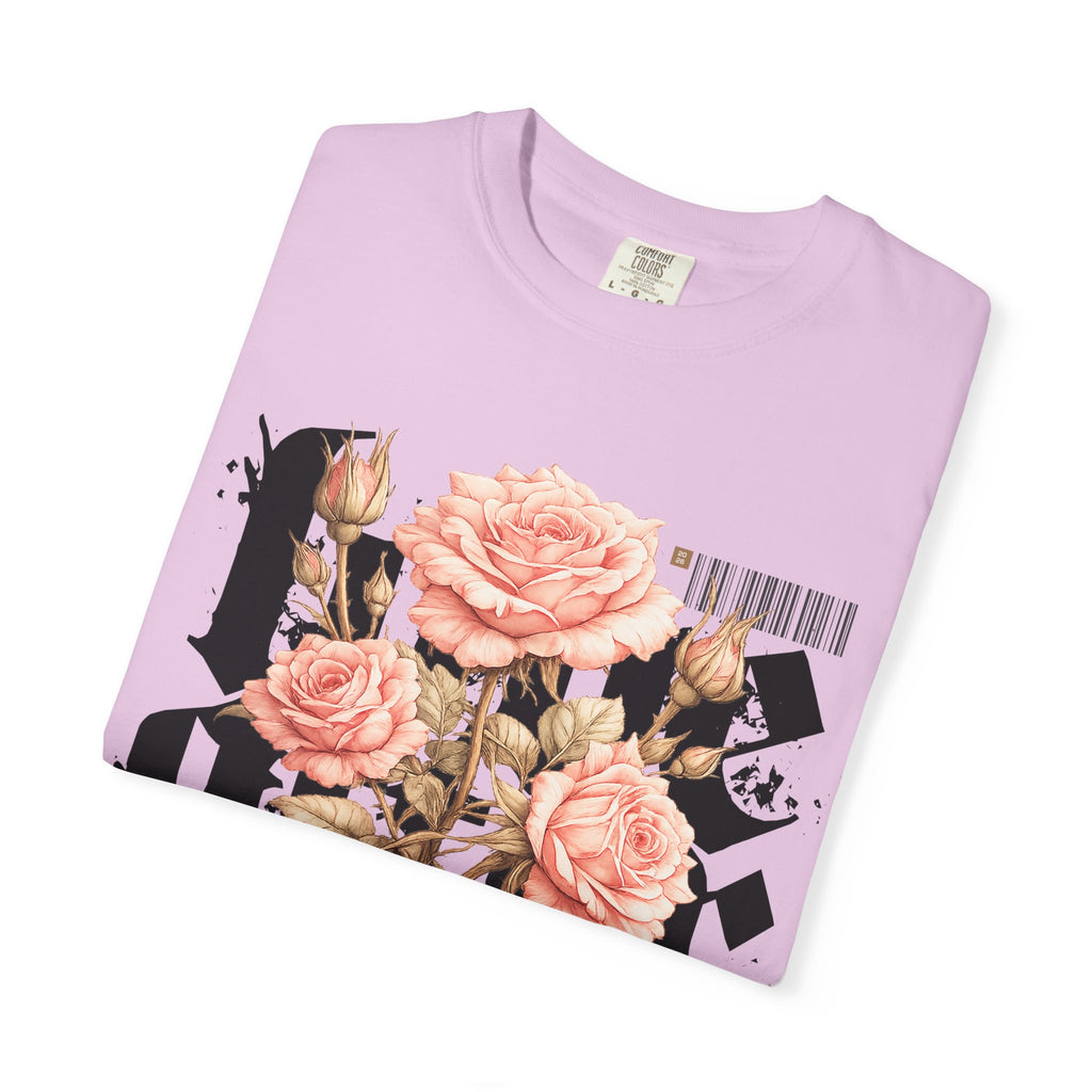 Gothic Pink Rose "Love After Ruin" T-Shirt