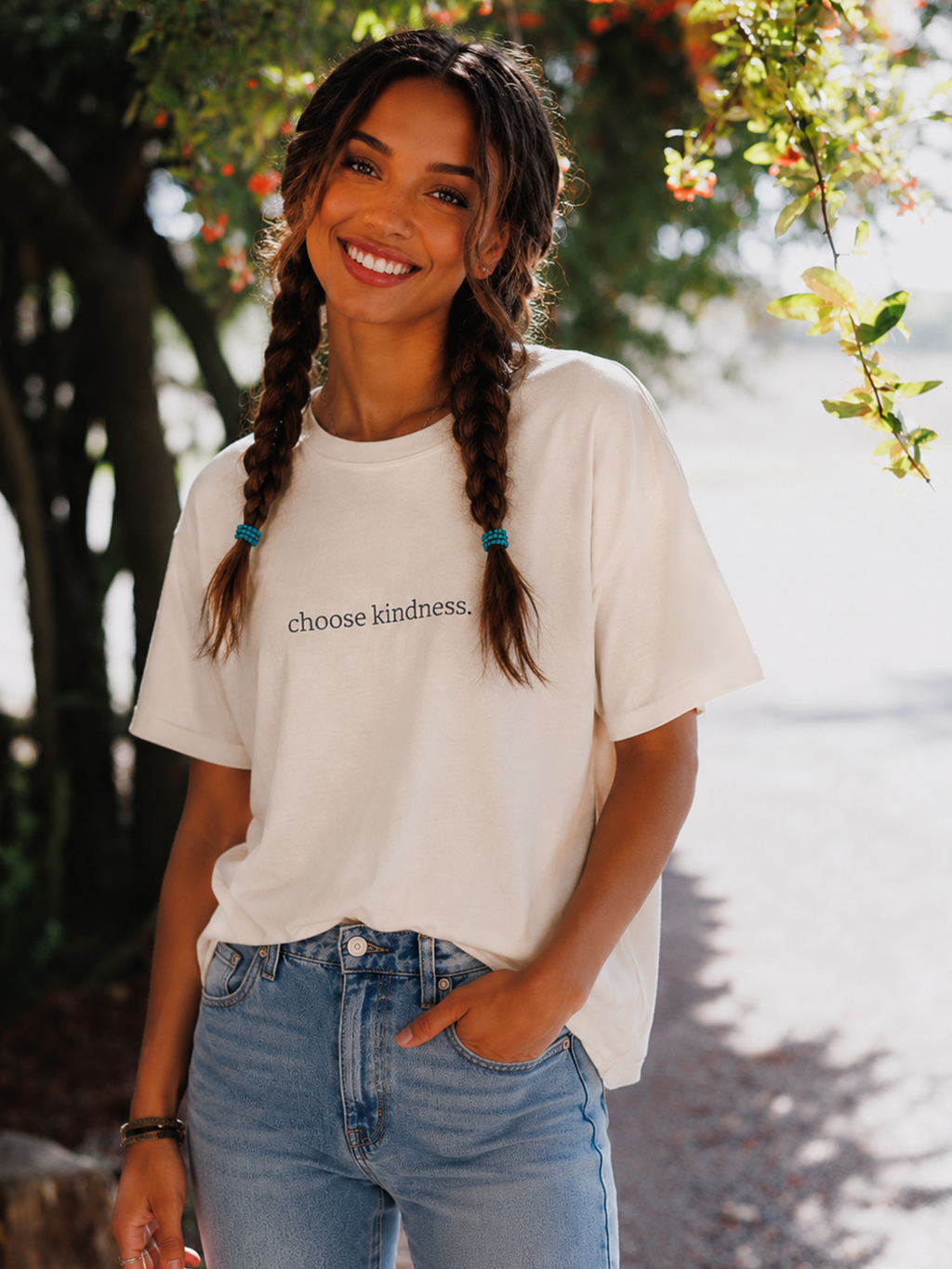 Choose Kindness T-Shirt — Minimalist Positive Message Tee