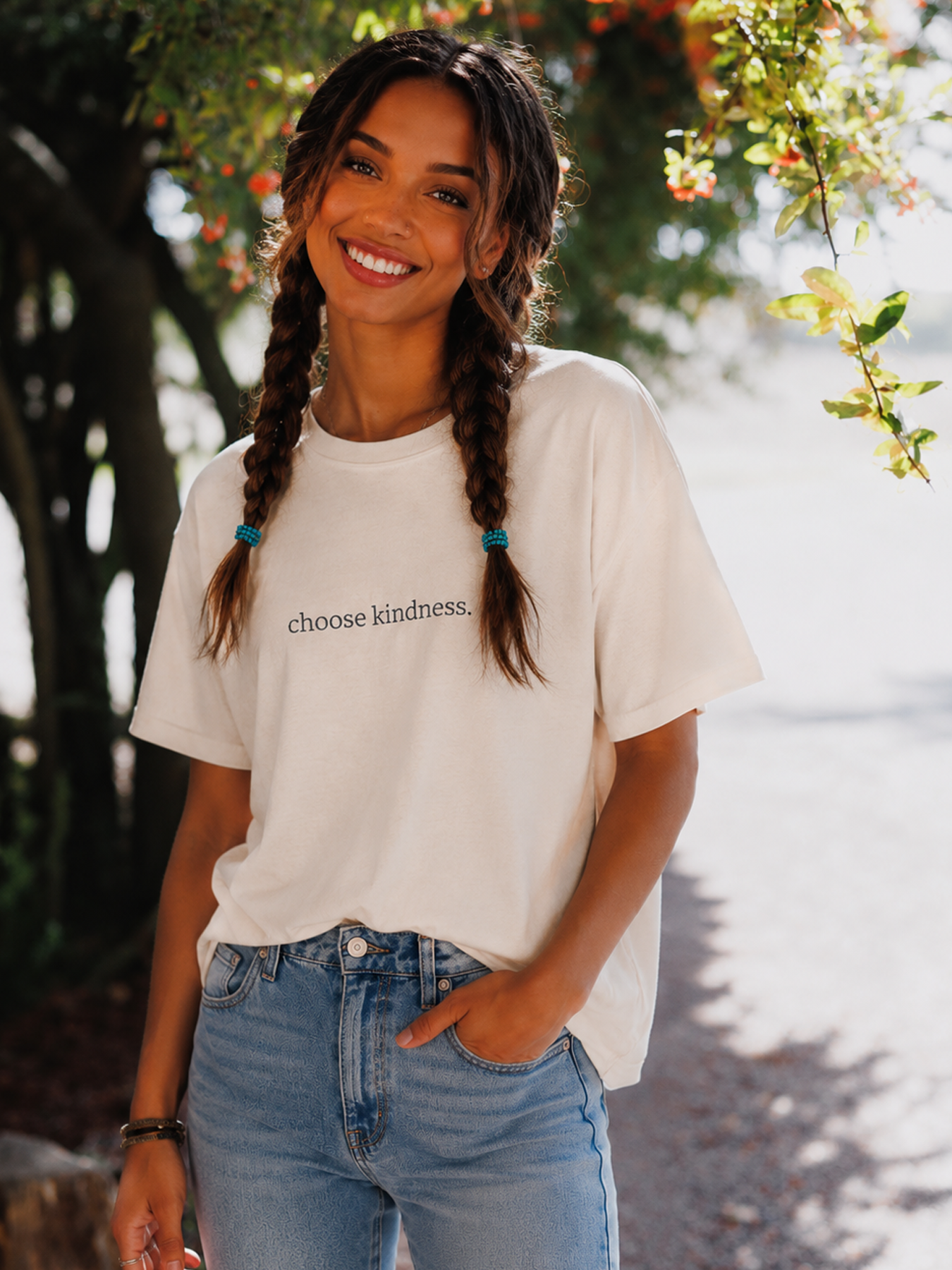 Choose Kindness T-Shirt — Minimalist Positive Message Tee